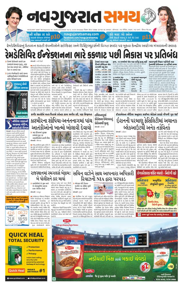 Navgujarat Samay Ahmedabad