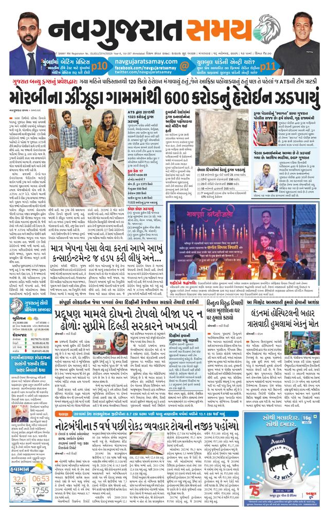 Navgujarat Samay Ahmedabad