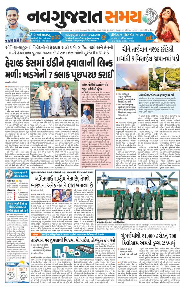 Navgujarat Samay Ahmedabad