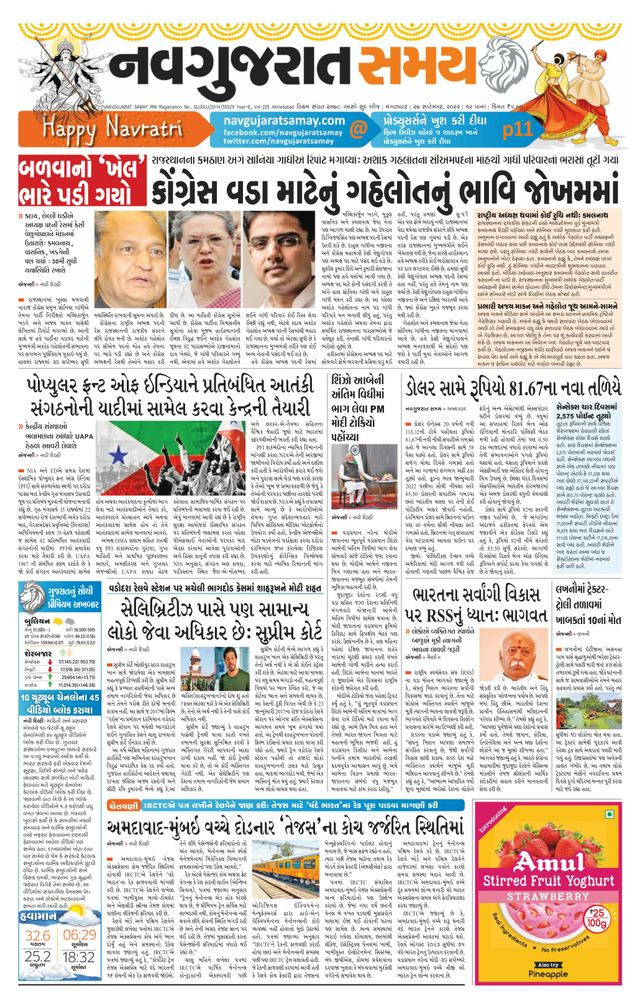Navgujarat Samay Ahmedabad