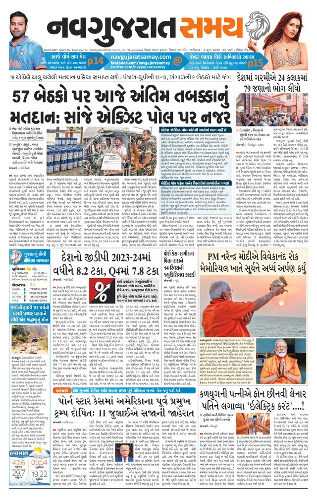 Navgujarat Samay Ahmedabad