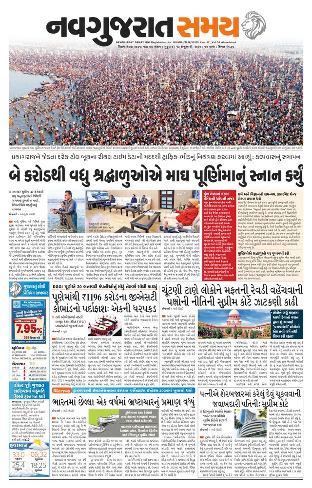 Navgujarat Samay Ahmedabad