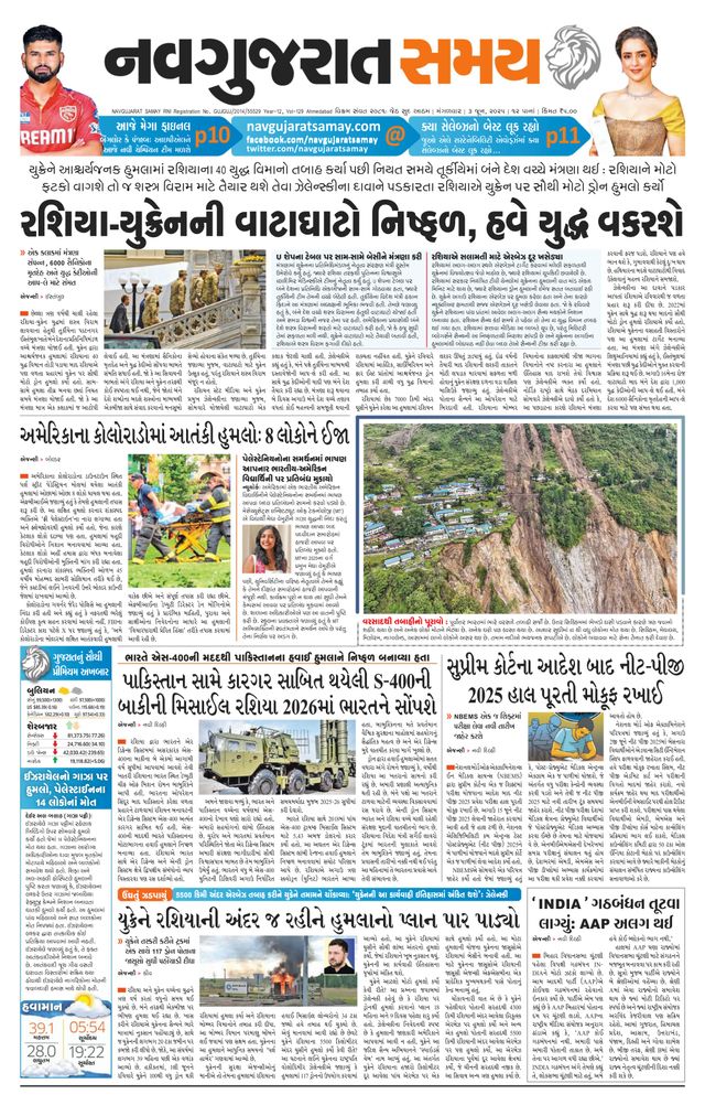 Navgujarat Samay Ahmedabad