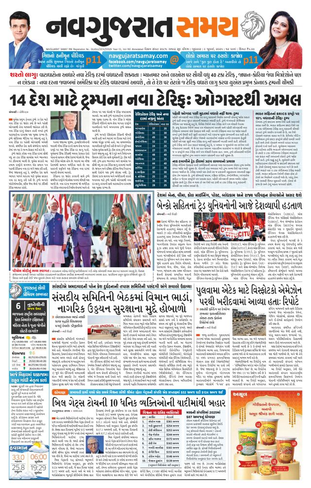 Navgujarat Samay Ahmedabad