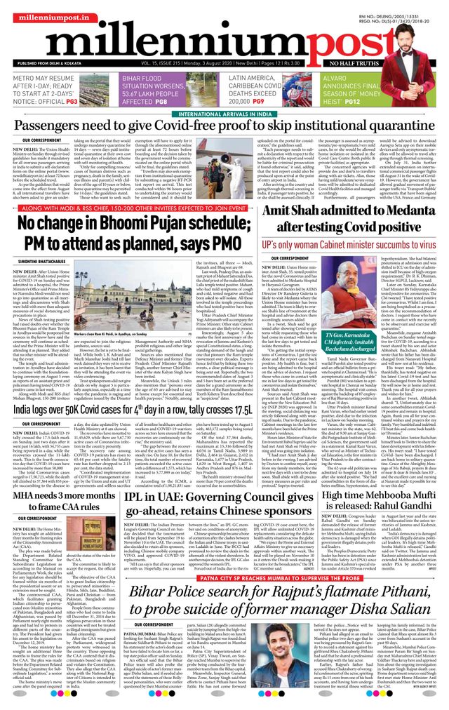 Millennium Post Delhi