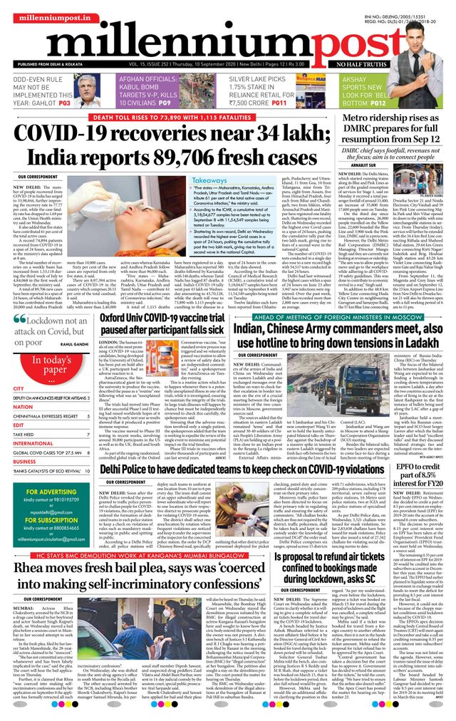 Millennium Post Delhi