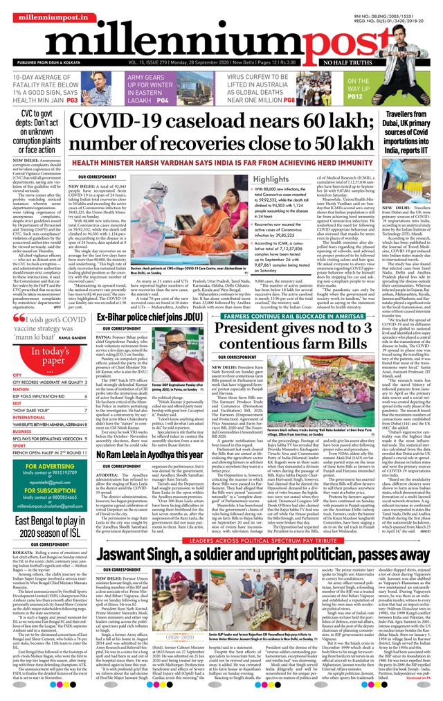 Millennium Post Delhi