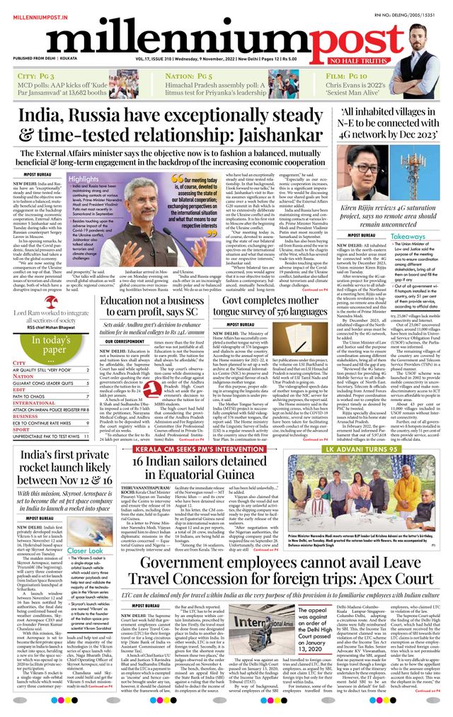 Millennium Post Delhi