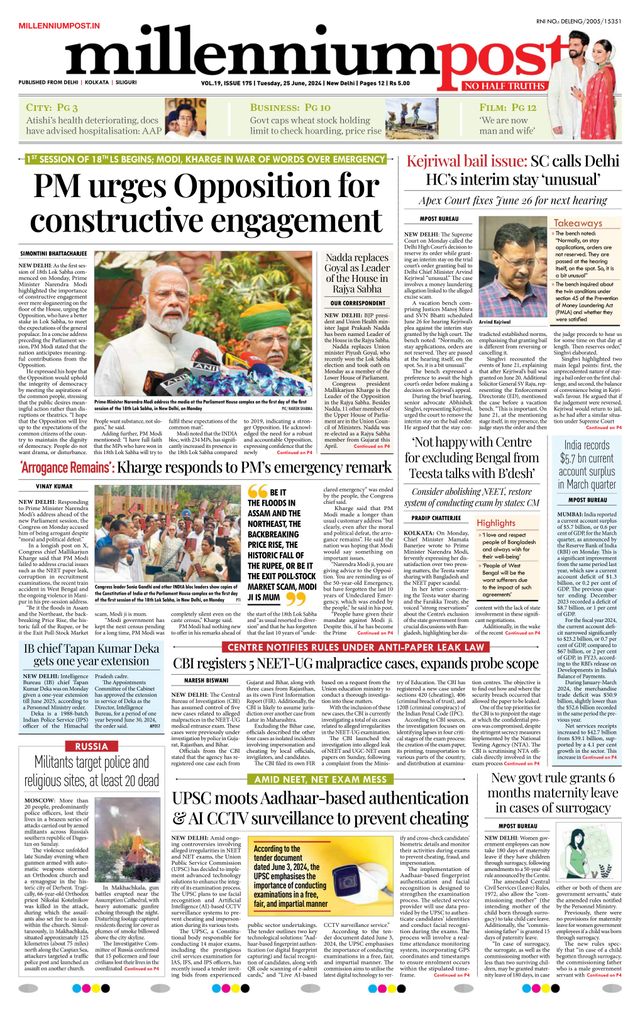 Millennium Post Delhi