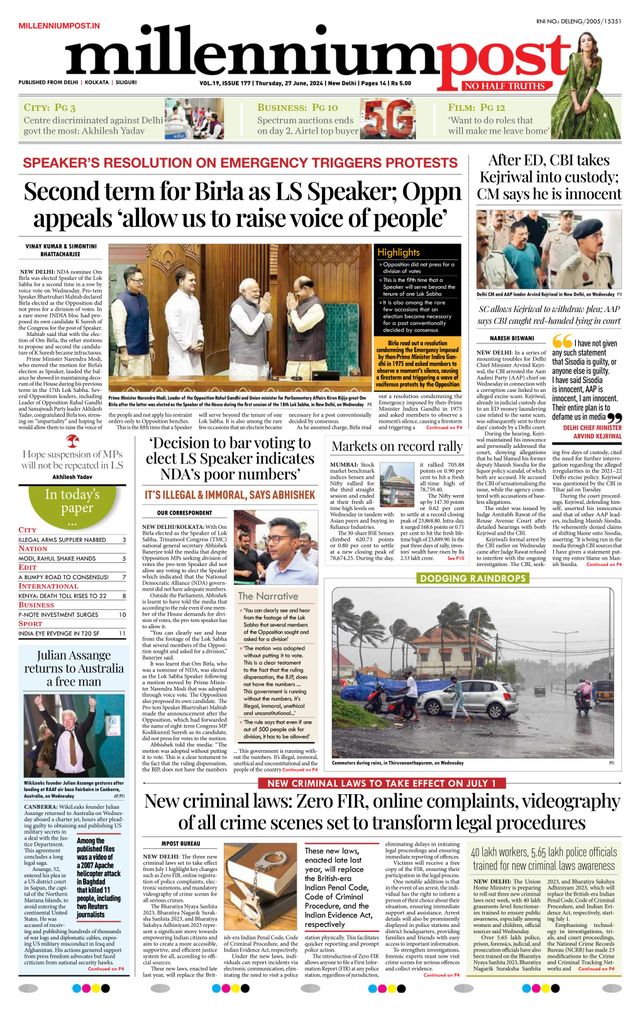 Millennium Post Delhi