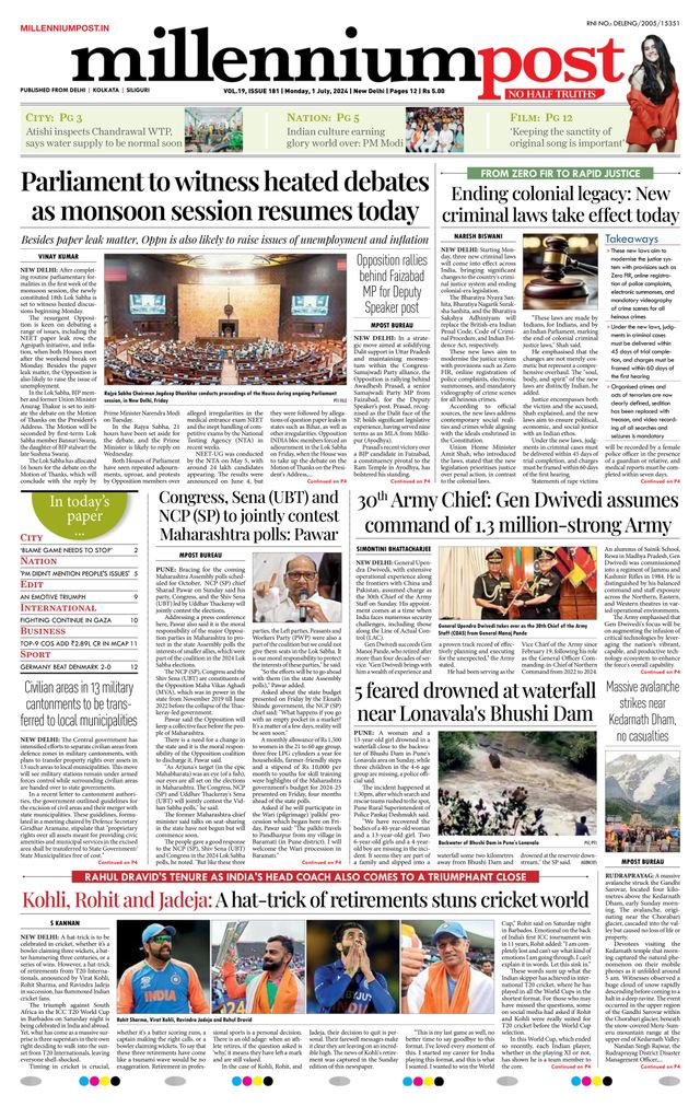 Millennium Post Delhi