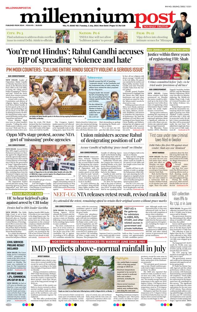 Millennium Post Delhi