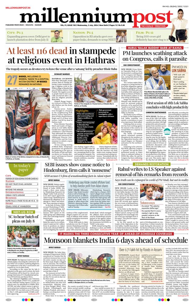 Millennium Post Delhi