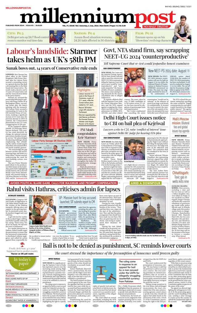 Millennium Post Delhi