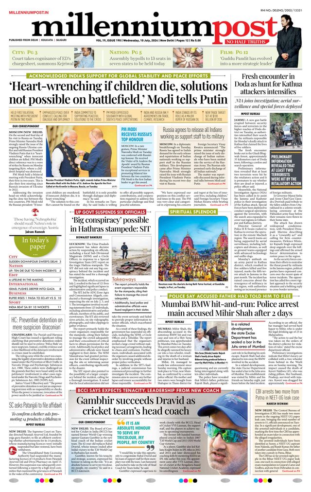 Millennium Post Delhi