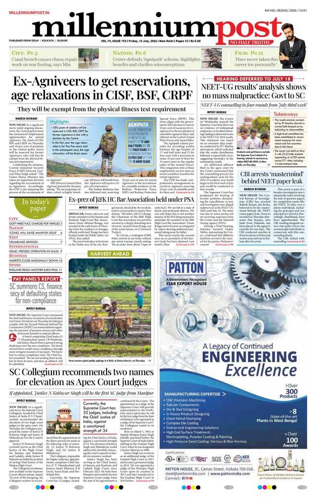 Millennium Post Delhi