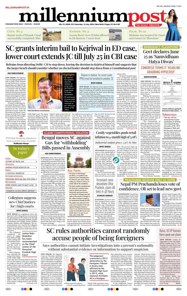 Millennium Post Delhi