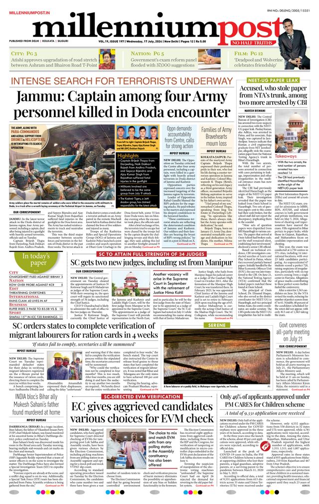 Millennium Post Delhi