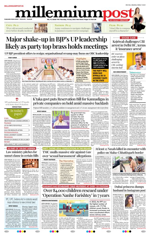 Millennium Post Delhi