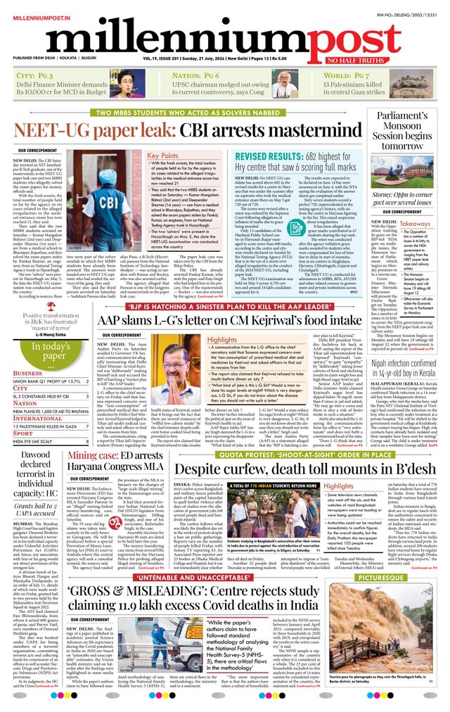 Millennium Post Delhi