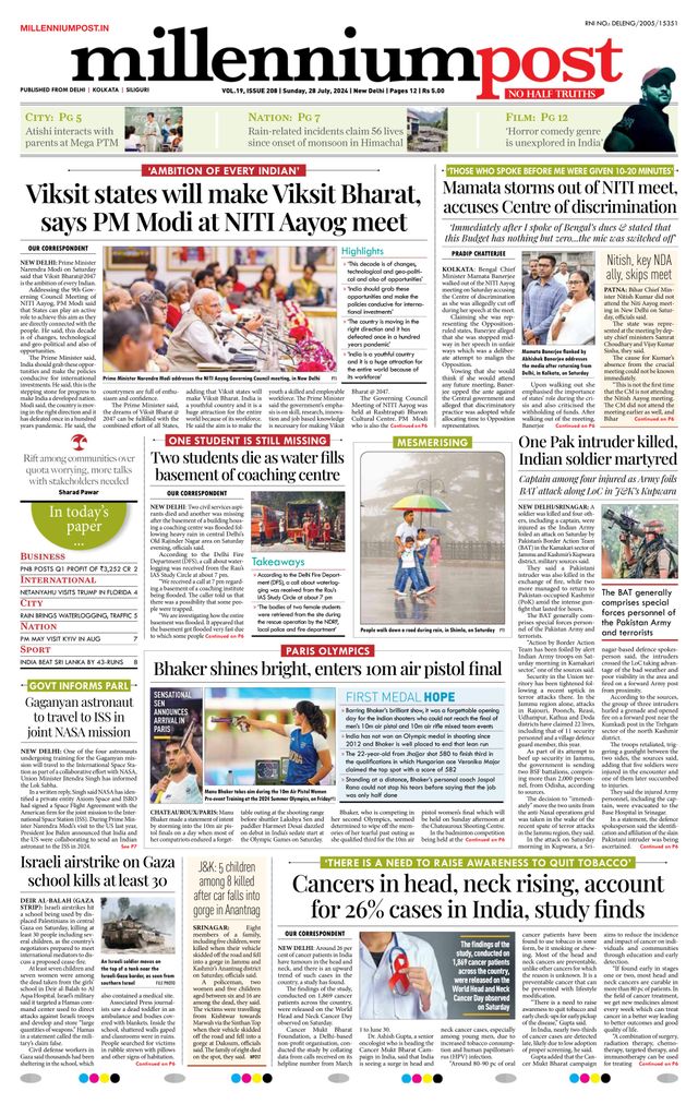 Millennium Post Delhi