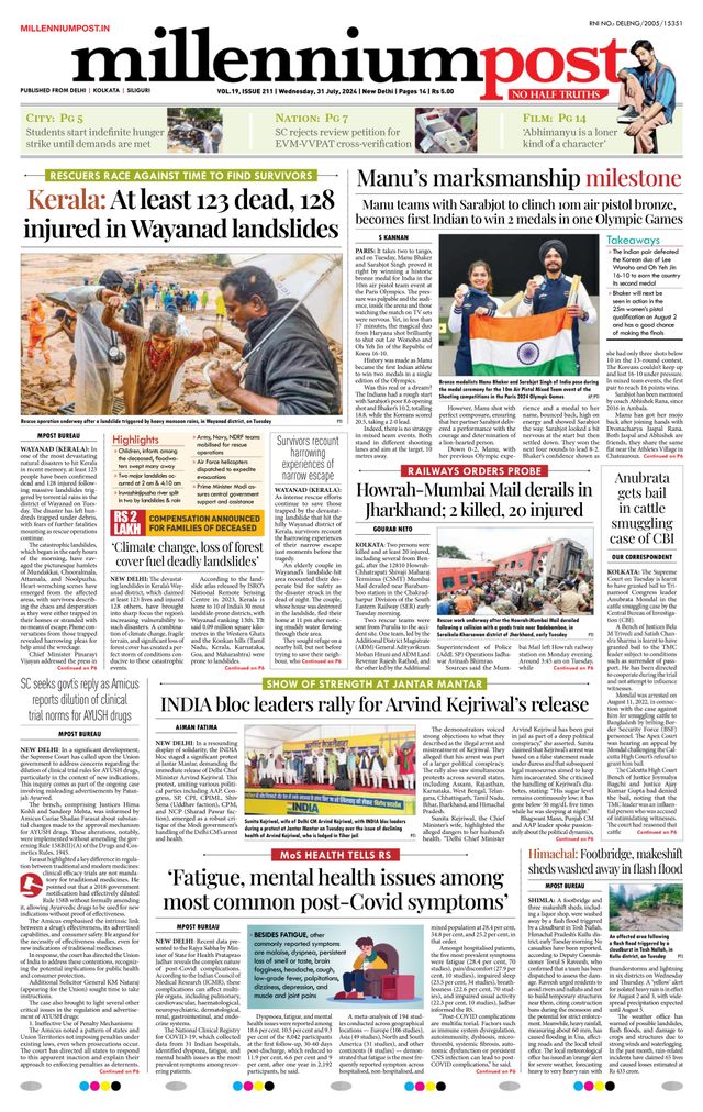 Millennium Post Delhi