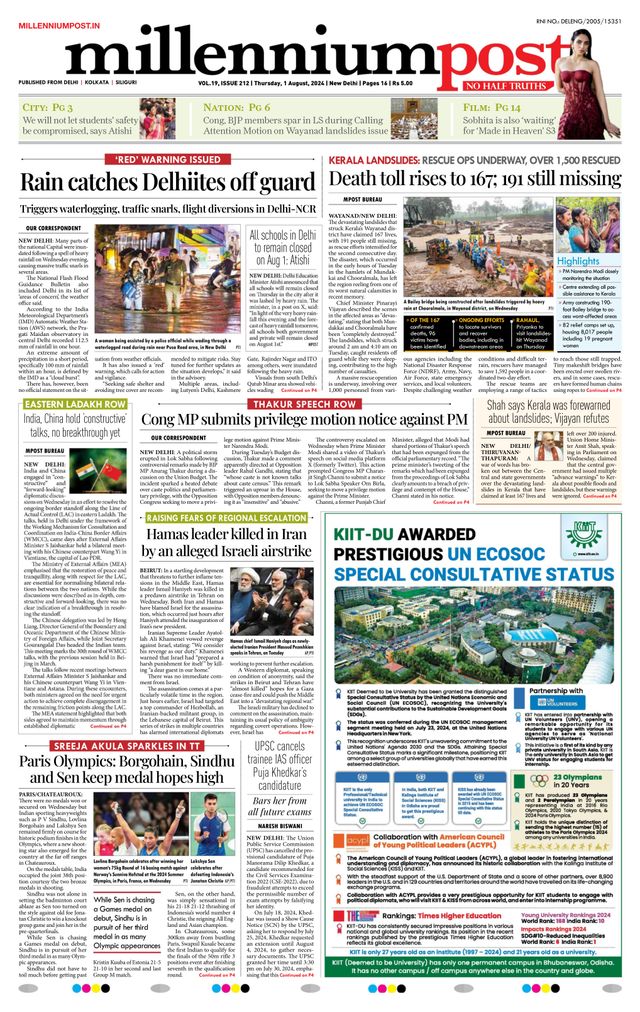 Millennium Post Delhi