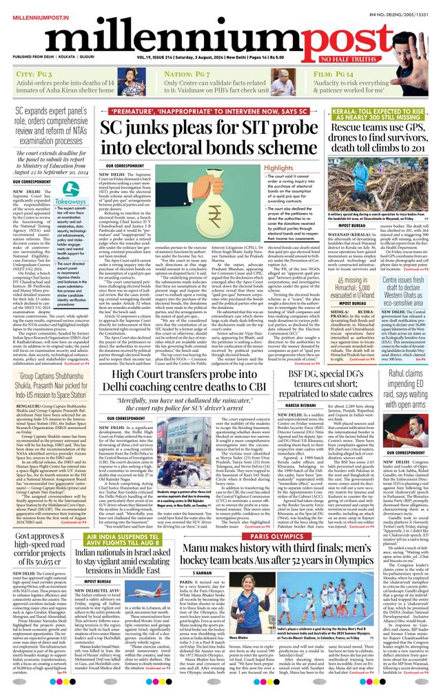 Millennium Post Delhi