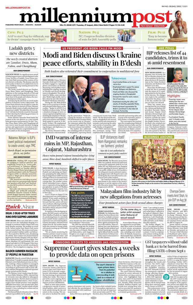 Millennium Post Delhi