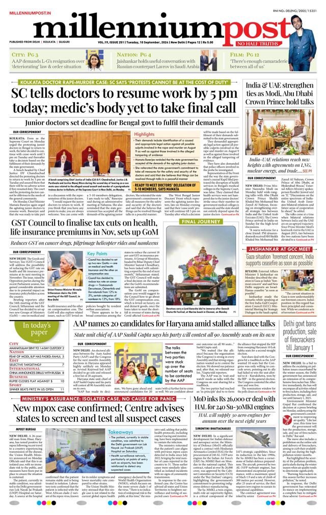 Millennium Post Delhi