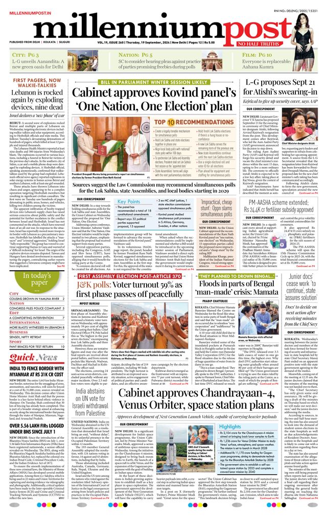 Millennium Post Delhi