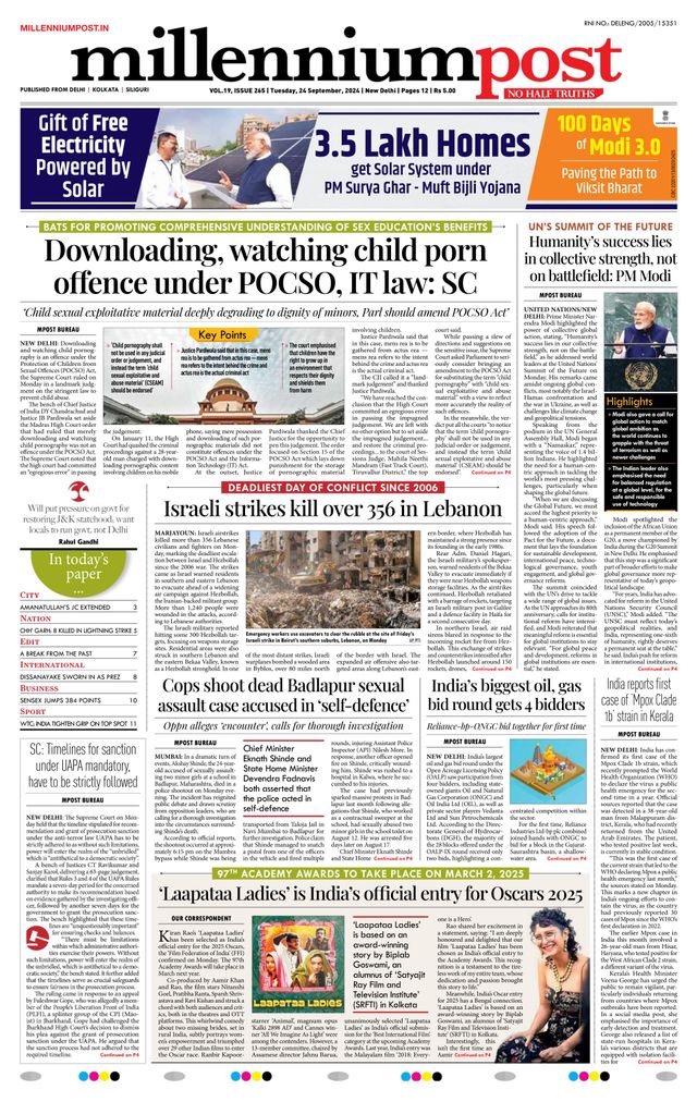 Millennium Post Delhi