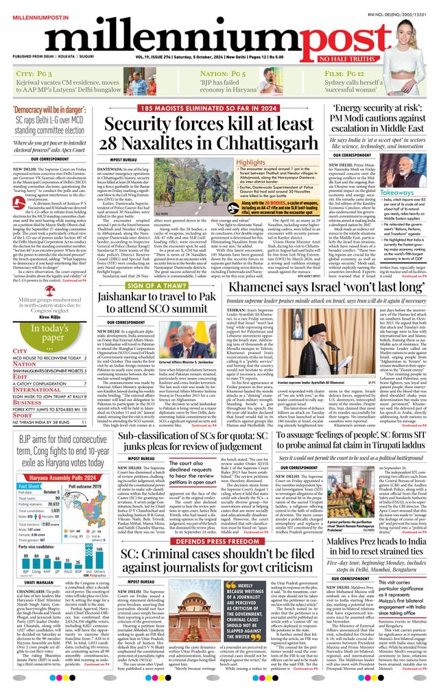 Millennium Post Delhi