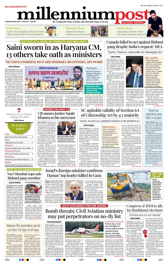 Millennium Post Delhi