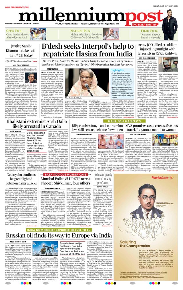Millennium Post Delhi