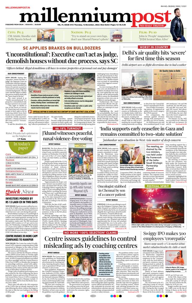 Millennium Post Delhi