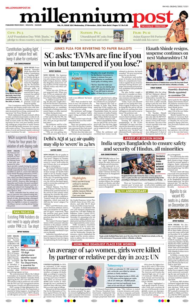 Millennium Post Delhi