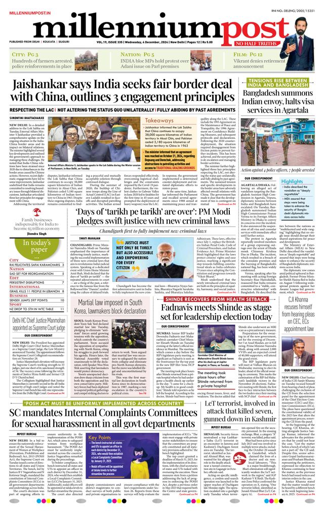 Millennium Post Delhi