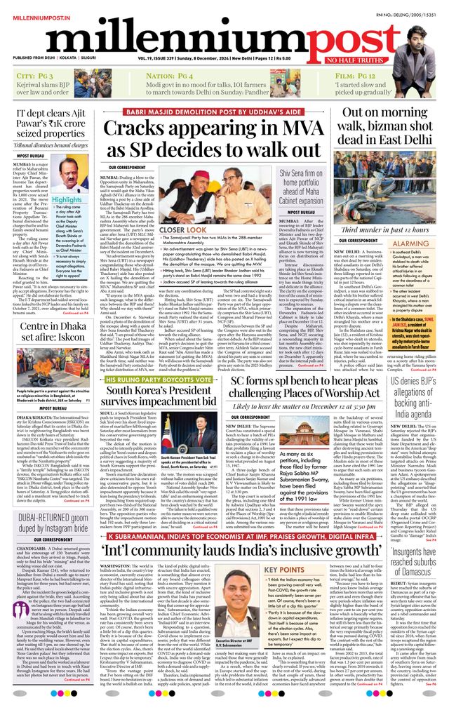 Millennium Post Delhi