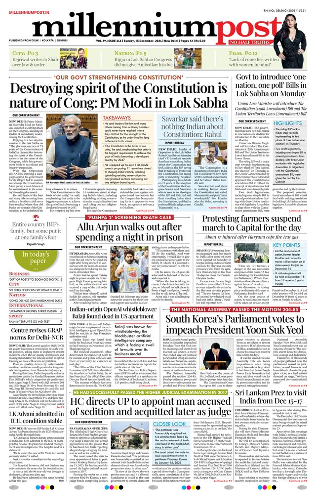 Millennium Post Delhi