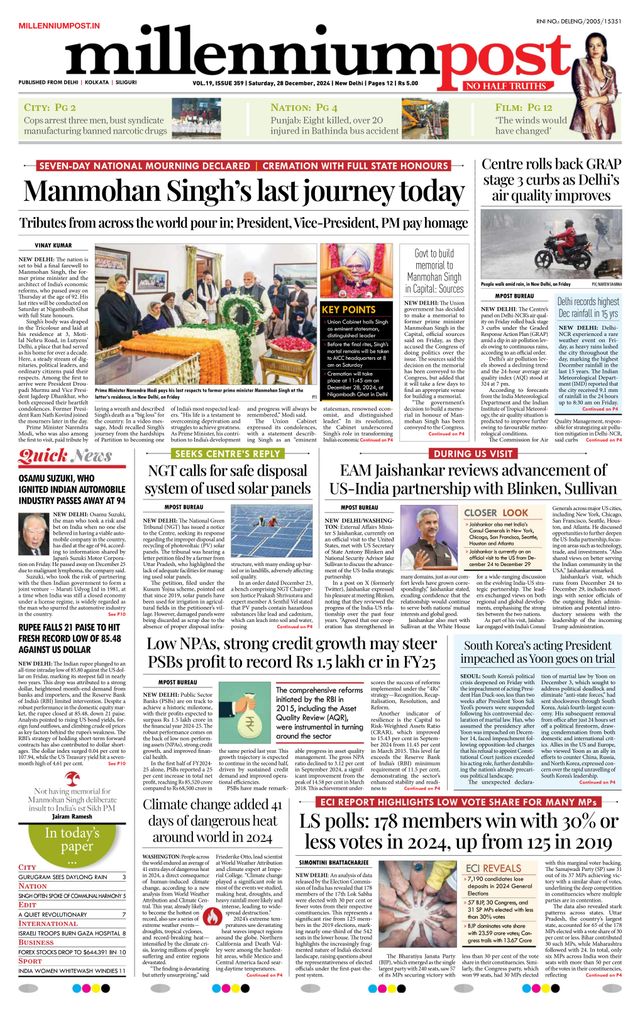 Millennium Post Delhi
