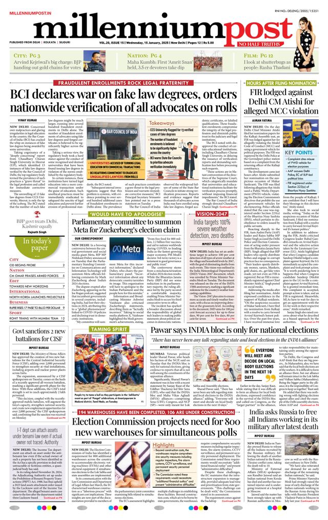 Millennium Post Delhi