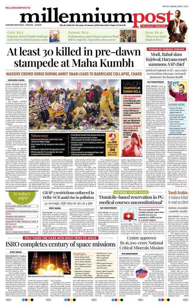 Millennium Post Delhi