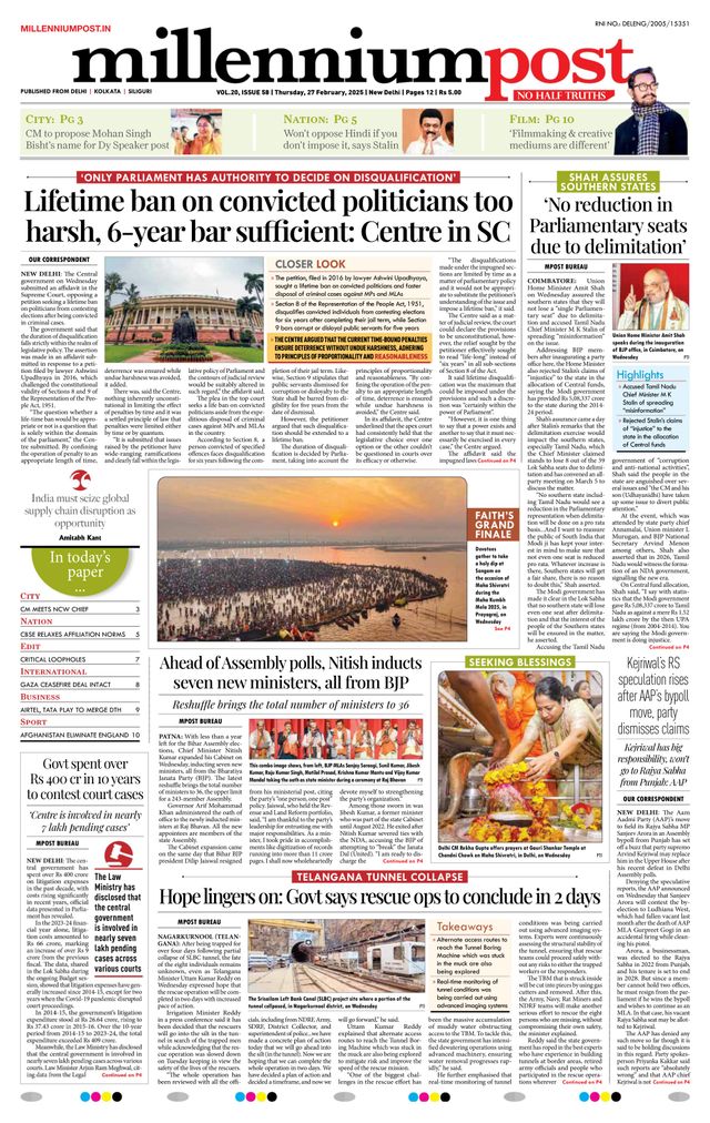 Millennium Post Delhi