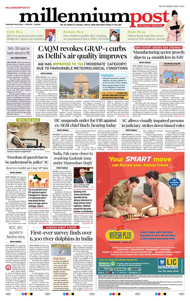 Millennium Post Delhi