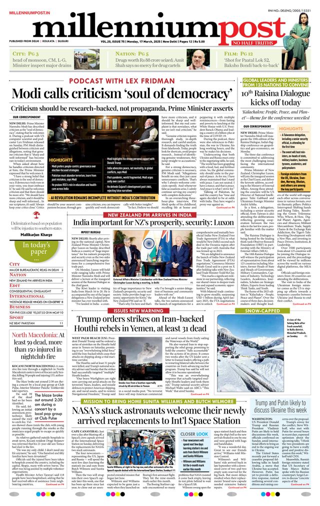 Millennium Post Delhi