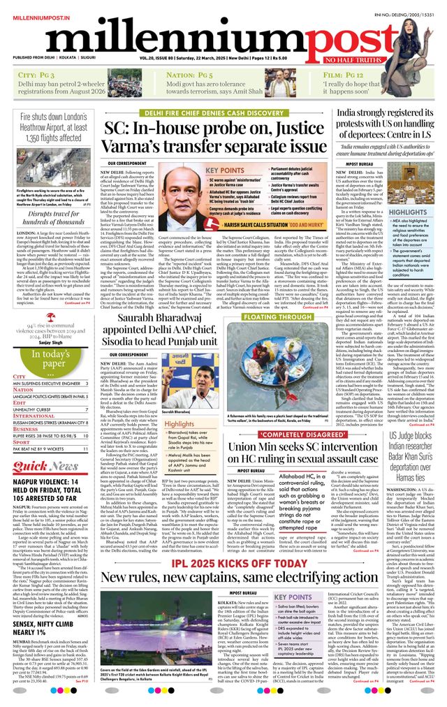 Millennium Post Delhi