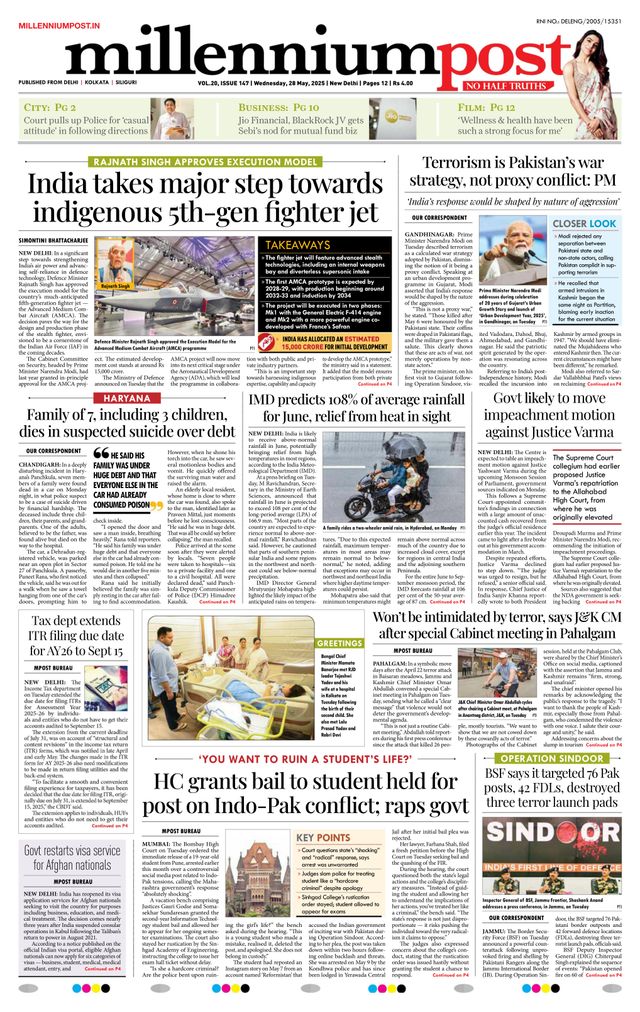 Millennium Post Delhi