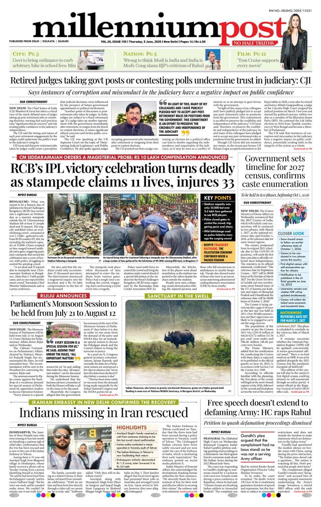Millennium Post Delhi