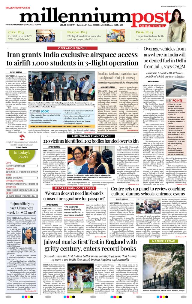 Millennium Post Delhi